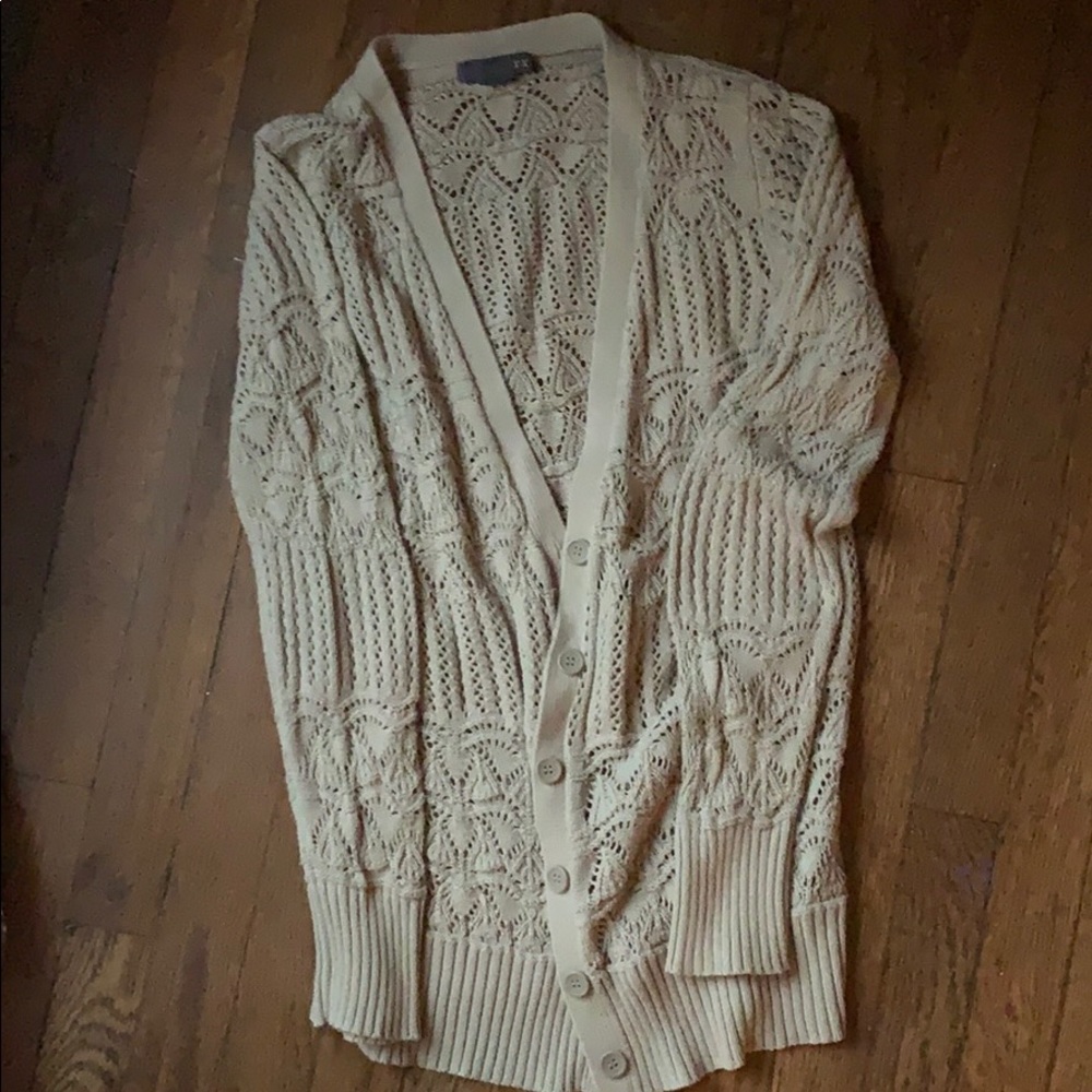 Knitted spring sweater